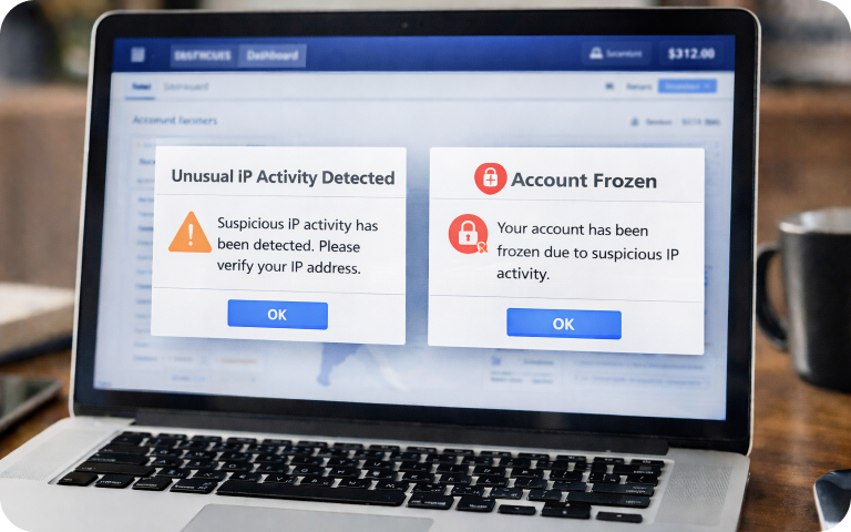 Login blocked due to abnormal region activity