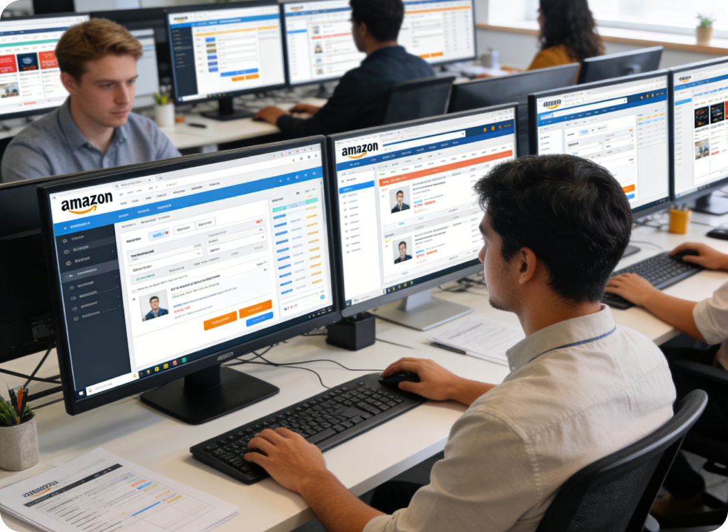 Estudo de caso da equipe de comércio exterior B2B