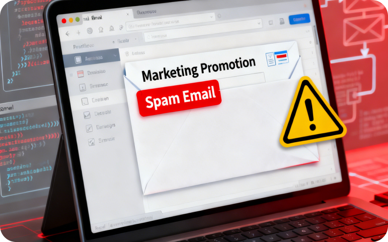 Bulk email marked as spam