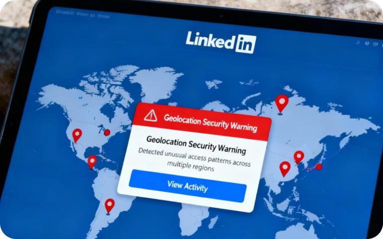 Login blocked due to abnormal region activity