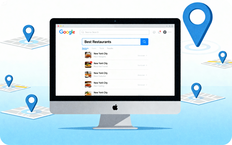 Search results are affected by local regional bias