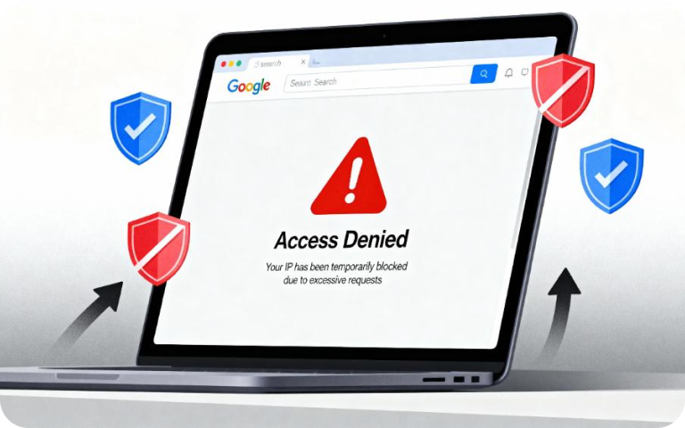 Search engines ban frequently requesting IPs