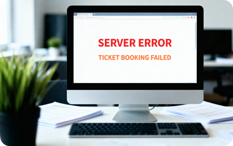 Ticket page delay, purchase failed