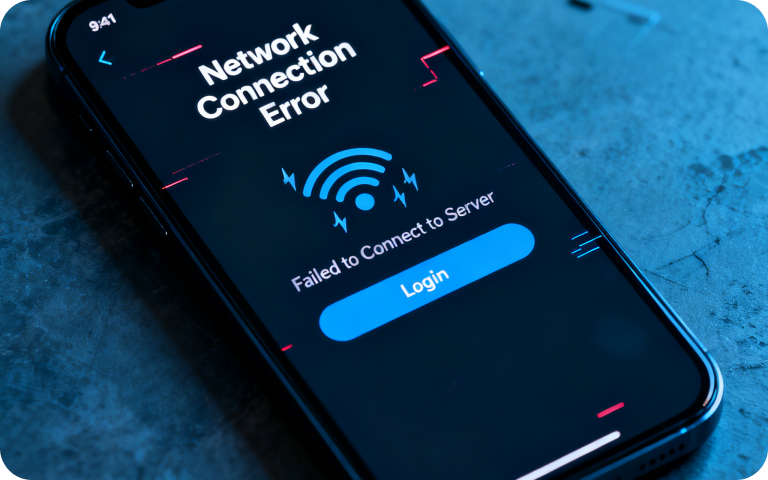 Network disconnection or login interruption